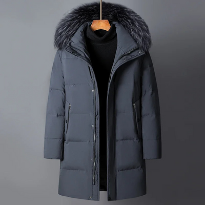 Van Leeuwen | Ralph - Luxe Winterjas met Afneembare Faux Fur Capuchon en Gewatteerde Voering