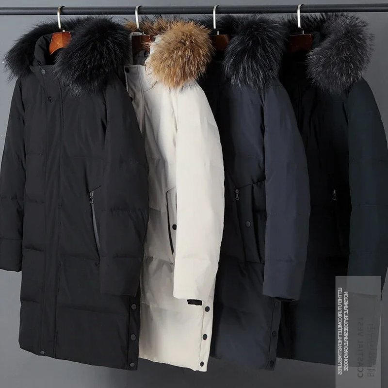 Van Leeuwen | Ralph - Luxe Winterjas met Afneembare Faux Fur Capuchon en Gewatteerde Voering