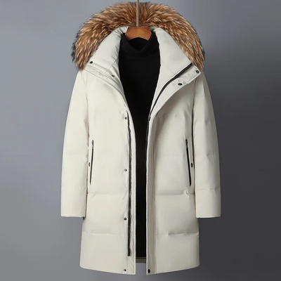Van Leeuwen | Ralph - Luxe Winterjas met Afneembare Faux Fur Capuchon en Gewatteerde Voering