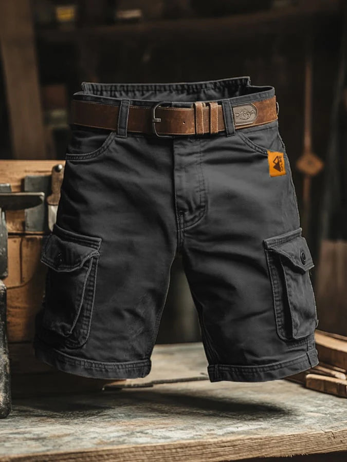 Retro-stijl cargoshort voor heren