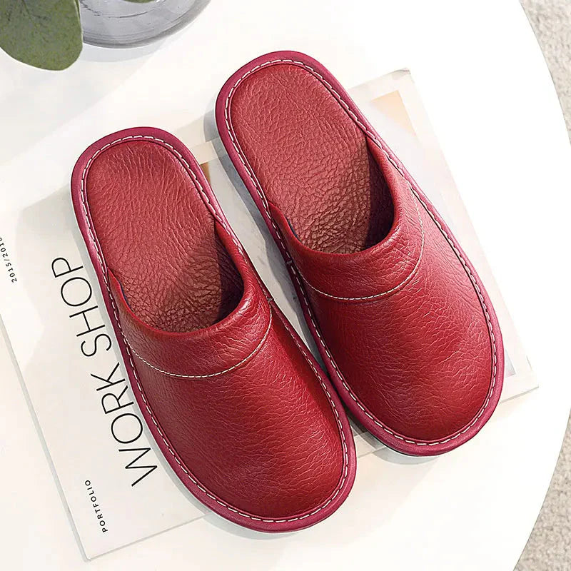 Retro-stijl instap slippers voor dames