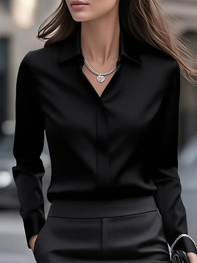 Smart-casual zakelijk overhemd voor dames
