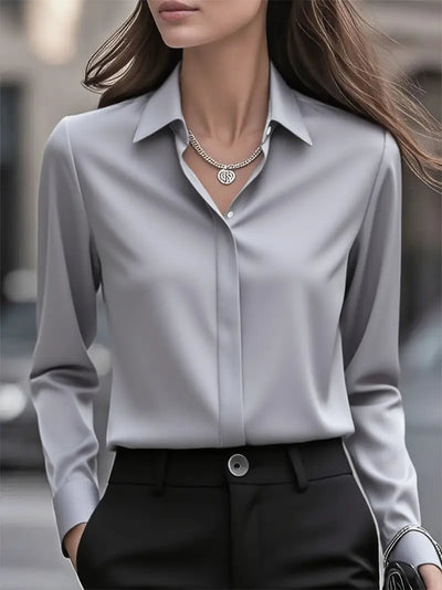 Smart-casual zakelijk overhemd voor dames
