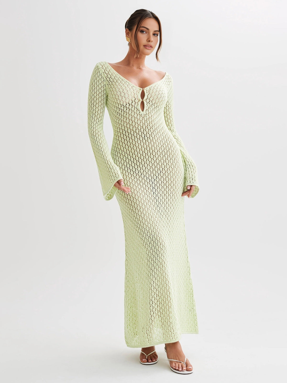 Sophisticated lange zomerjurk voor dames