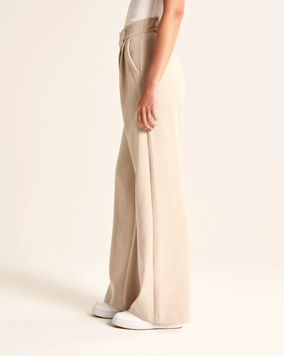 VL Collection - Elegante Wide-Leg Broek met Hoge Taille