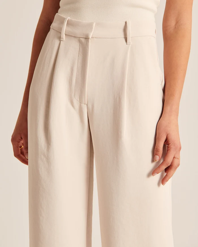 VL Collection - Elegante Wide-Leg Broek met Hoge Taille