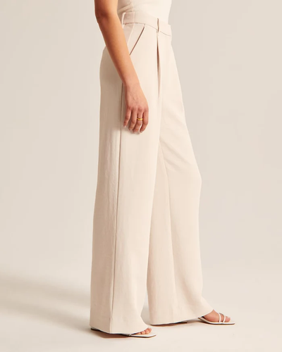 VL Collection - Elegante Wide-Leg Broek met Hoge Taille