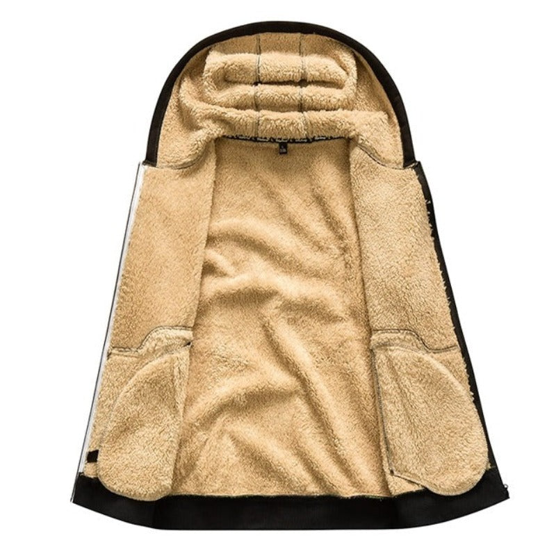 Van Leeuwen - Calvin | Heren Zip-Up Hoodie met Zachte Fleecevoering