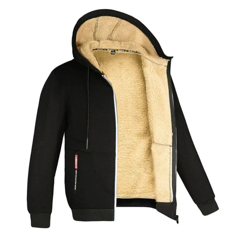 Van Leeuwen - Calvin | Heren Zip-Up Hoodie met Zachte Fleecevoering