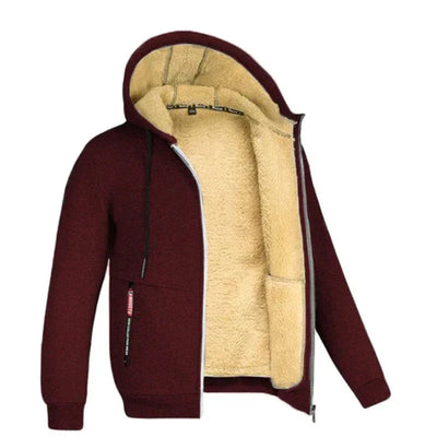 Van Leeuwen - Calvin | Heren Zip-Up Hoodie met Zachte Fleecevoering