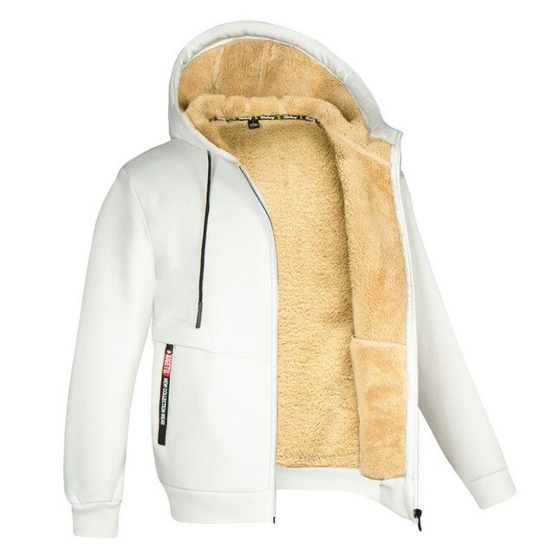 Van Leeuwen - Calvin | Heren Zip-Up Hoodie met Zachte Fleecevoering