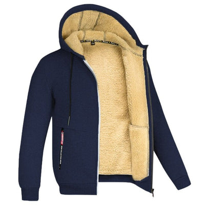 Van Leeuwen - Calvin | Heren Zip-Up Hoodie met Zachte Fleecevoering
