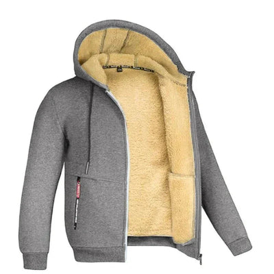Van Leeuwen - Calvin | Heren Zip-Up Hoodie met Zachte Fleecevoering