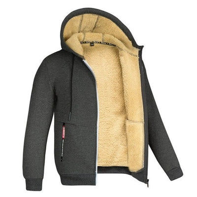 Van Leeuwen - Calvin | Heren Zip-Up Hoodie met Zachte Fleecevoering