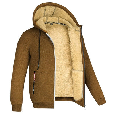 Van Leeuwen - Calvin | Heren Zip-Up Hoodie met Zachte Fleecevoering