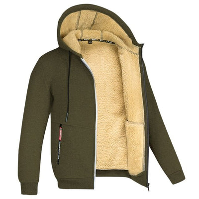 Van Leeuwen - Calvin | Heren Zip-Up Hoodie met Zachte Fleecevoering