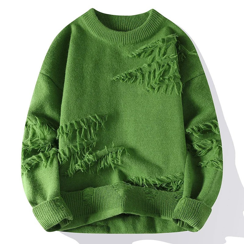 Van Leeuwen | Casual Gescheurde Herentrui