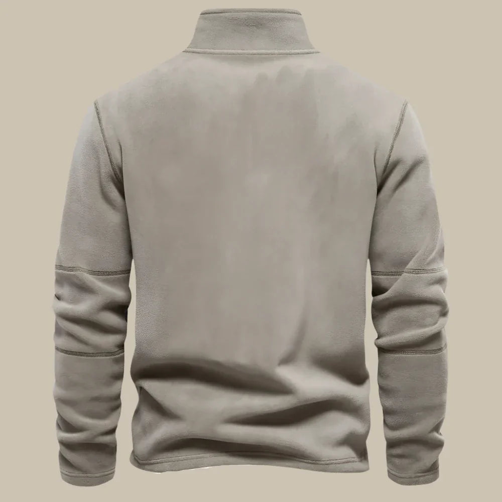 Van Leeuwen | Comfortabele fleece trui voor heren