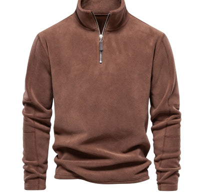 Van Leeuwen | Comfortabele fleece trui voor heren