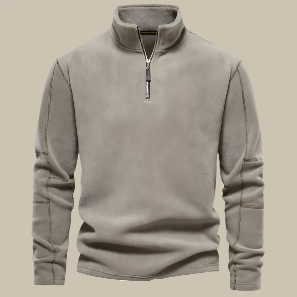 Van Leeuwen | Comfortabele fleece trui voor heren