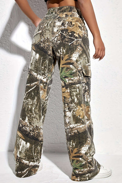 Dames Cargobroek met Print