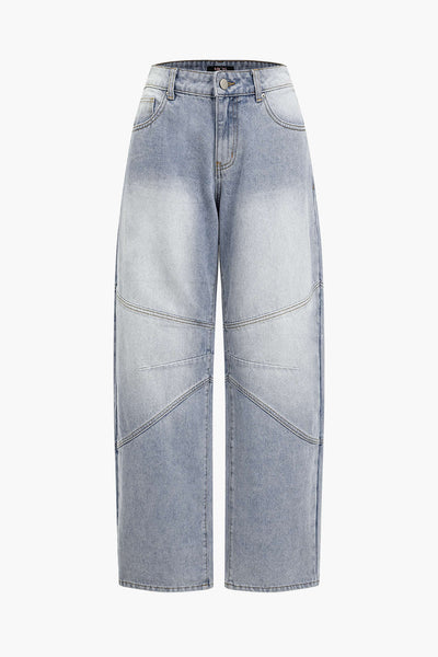 Damesjeans Modern Gewassen Denim