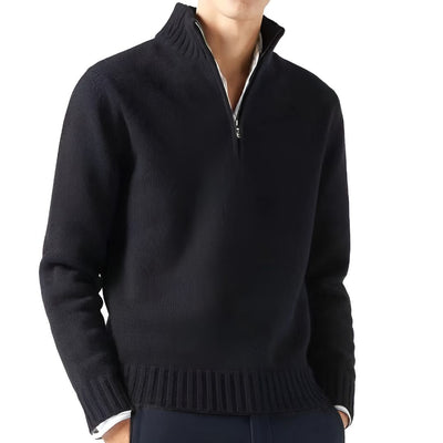 Van Leeuwen Essentials - Half Zip Up Trui