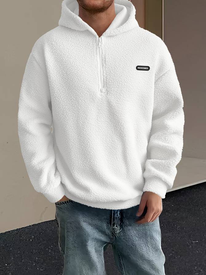 Van Leeuwen | Fleece Trui met Capuchon