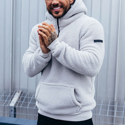 Van Leeuwen | Fleece Trui met Capuchon