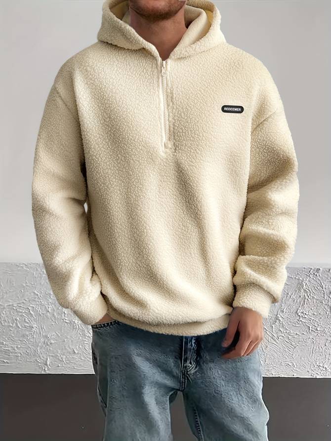 Van Leeuwen | Fleece Trui met Capuchon