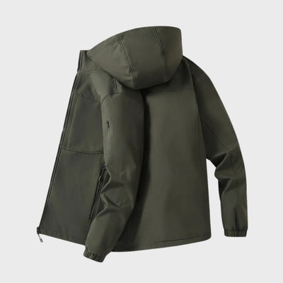 Van Leeuwen - Functioneel Softshell Herenjack met Waterafstotende Capuchon
