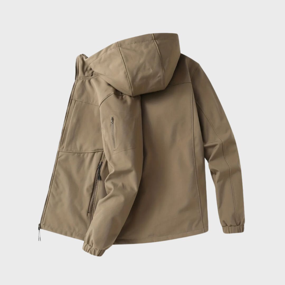 Van Leeuwen - Functioneel Softshell Herenjack met Waterafstotende Capuchon
