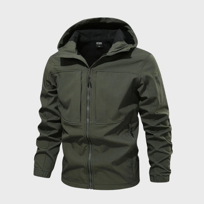 Van Leeuwen - Functioneel Softshell Herenjack met Waterafstotende Capuchon