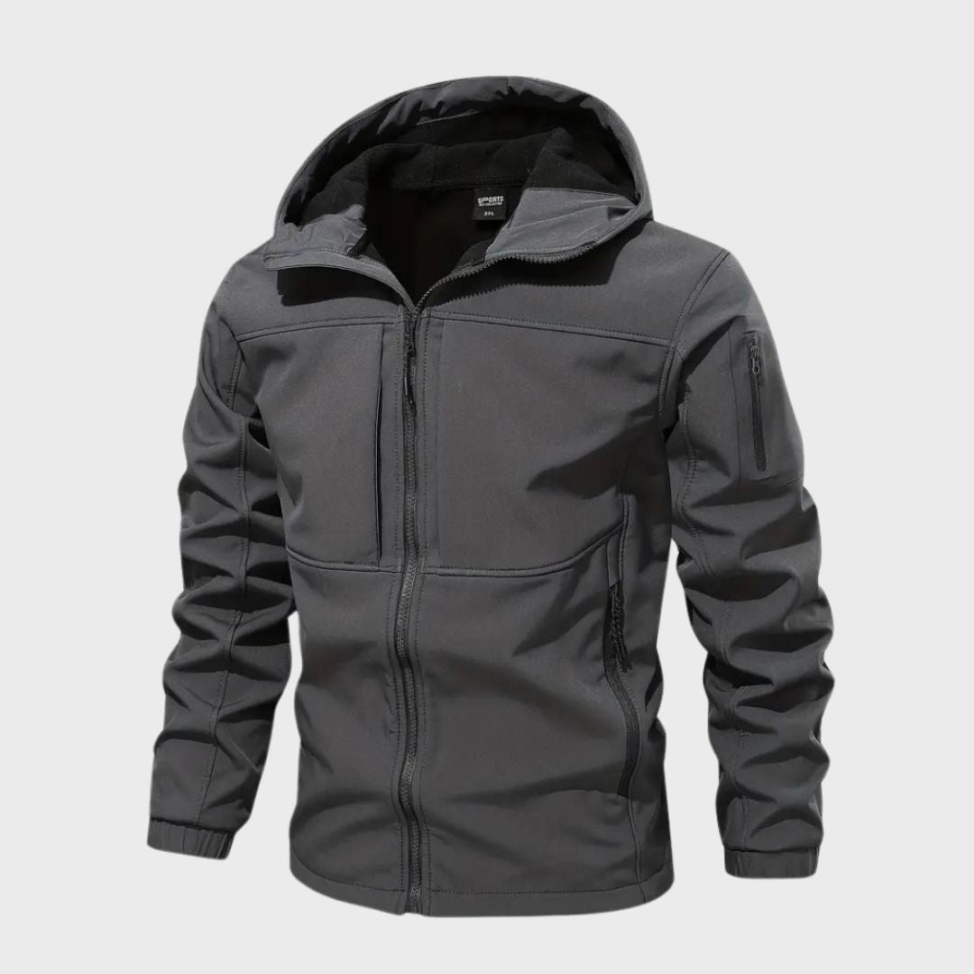 Van Leeuwen - Functioneel Softshell Herenjack met Waterafstotende Capuchon