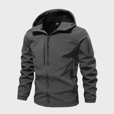Van Leeuwen - Functioneel Softshell Herenjack met Waterafstotende Capuchon