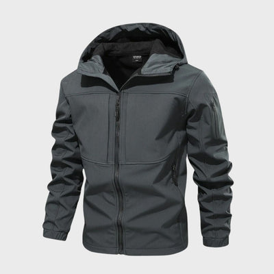 Van Leeuwen - Functioneel Softshell Herenjack met Waterafstotende Capuchon