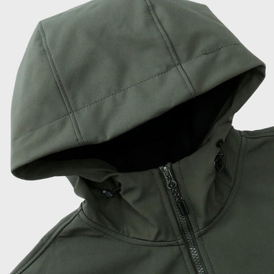 Van Leeuwen - Functioneel Softshell Herenjack met Waterafstotende Capuchon