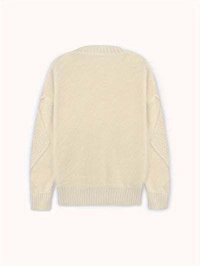 Van Leeuwen Heritage| Luxe Kabelgebreide Dames Cardigan met Knoopsluiting