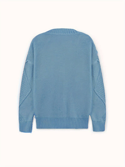 Van Leeuwen Heritage| Luxe Kabelgebreide Dames Cardigan met Knoopsluiting