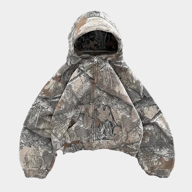 Van Leeuwen | Heren Hoodie Modern Camouflage