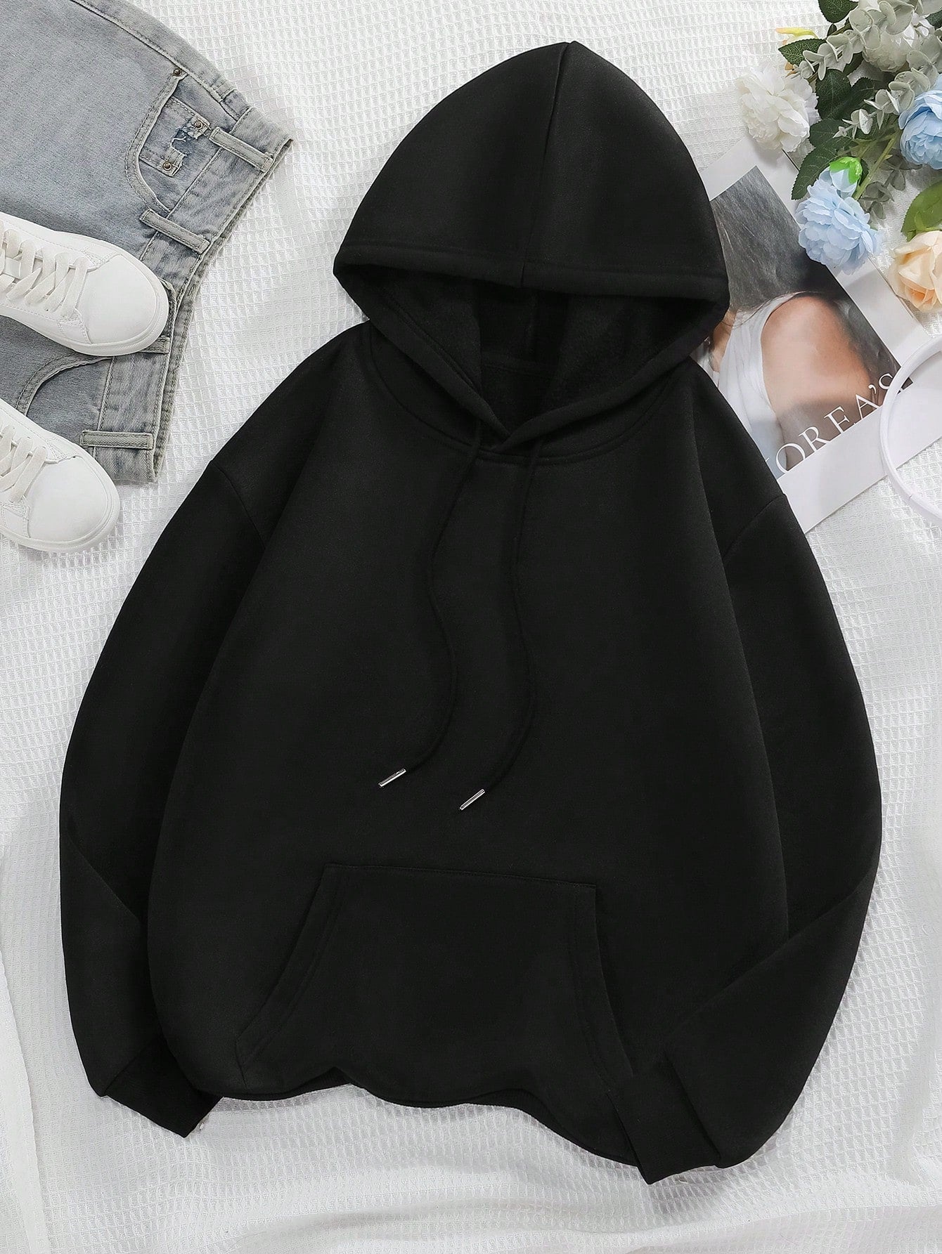 Van Leeuwen | Heren Minimalistische Kangoeroezak Hoodie