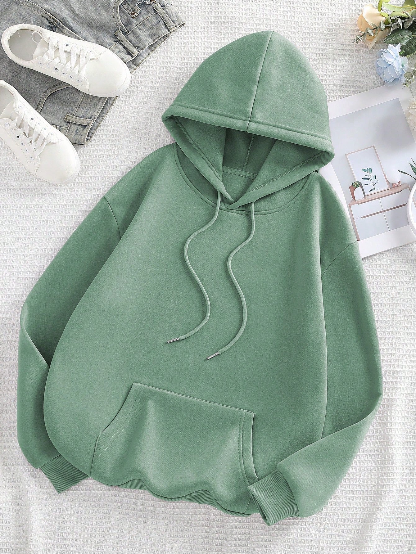 Van Leeuwen | Heren Minimalistische Kangoeroezak Hoodie