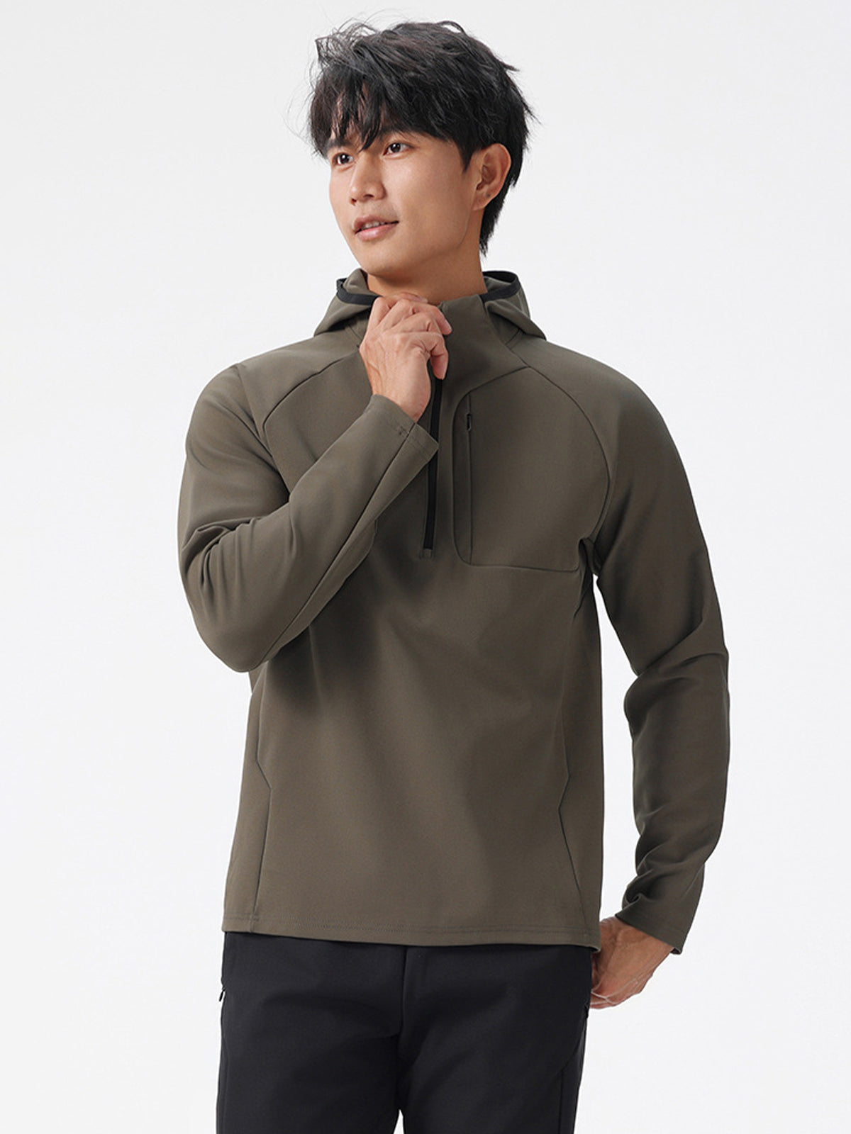 Van Leeuwen | Heren Minimalistische Rits Hoodie