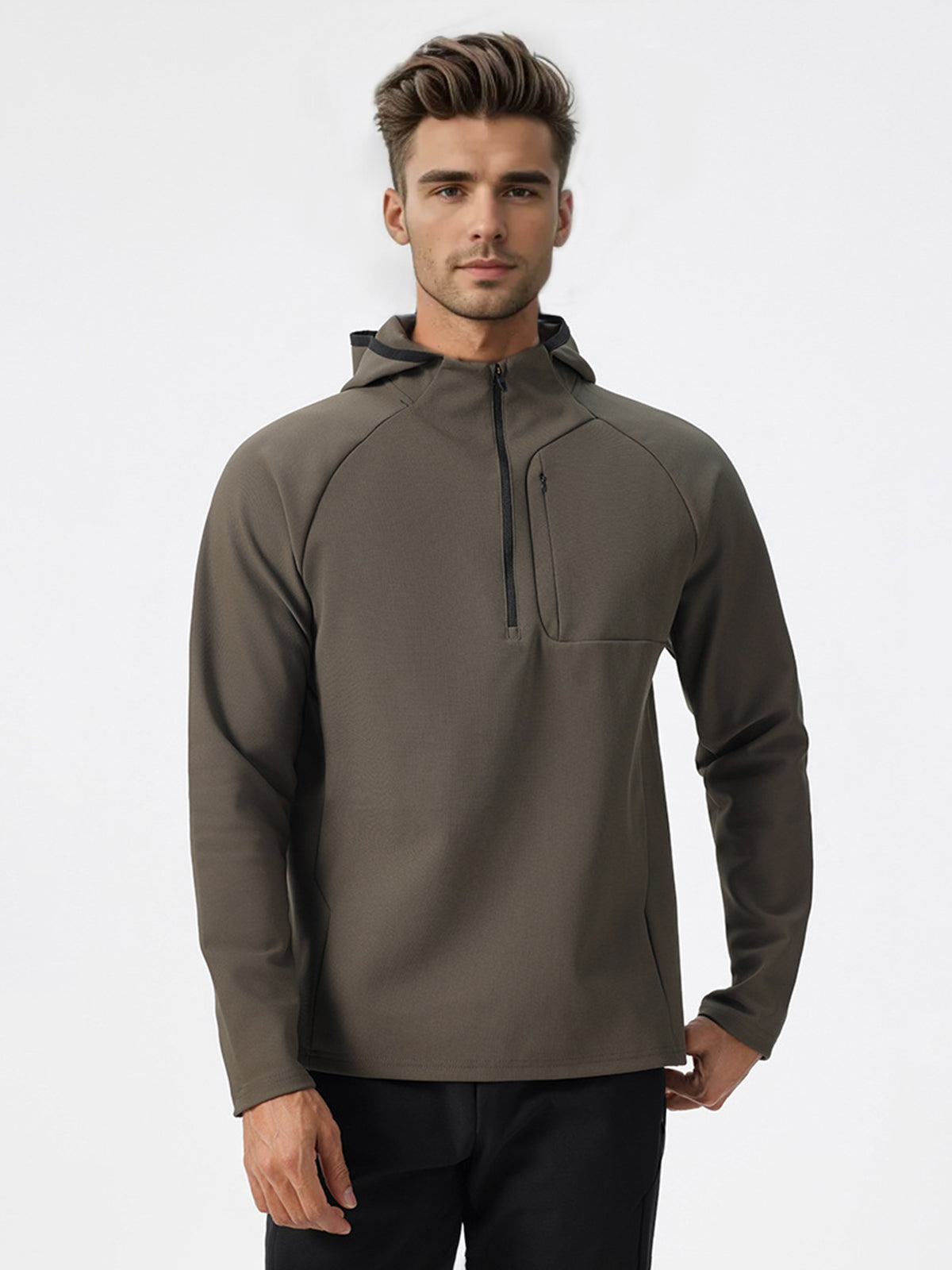 Van Leeuwen | Heren Minimalistische Rits Hoodie