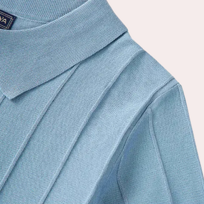 Van Leeuwen | Heren Vintage Gebreid Overhemd