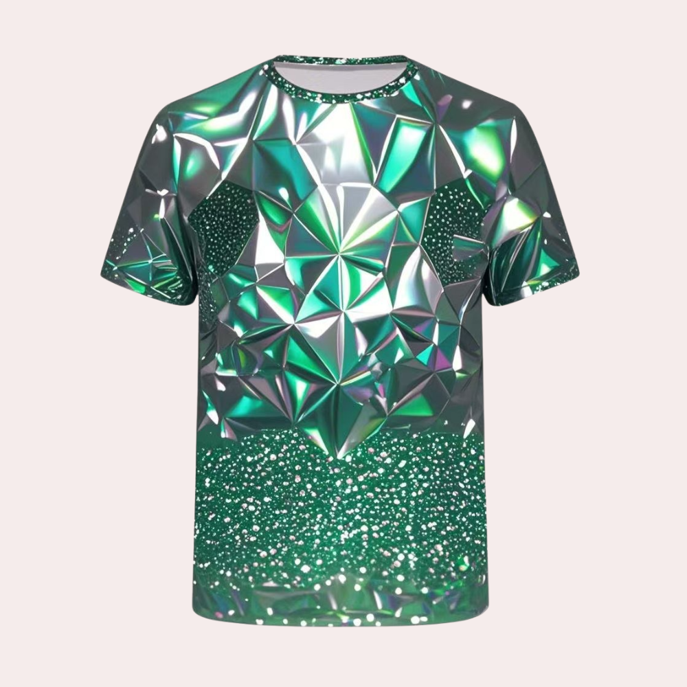 Van Leeuwen | Herenhemd met modern geometrisch ontwerp