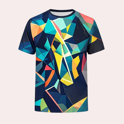 Van Leeuwen | Herenhemd met modern geometrisch ontwerp