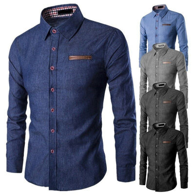 Van Leeuwen | Herenpolo Modern Denim