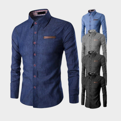 Van Leeuwen | Herenpolo Modern Denim