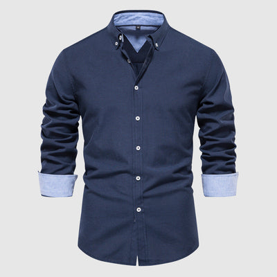 Van Leeuwen | Herenpolo met comfortabele lange mouwen